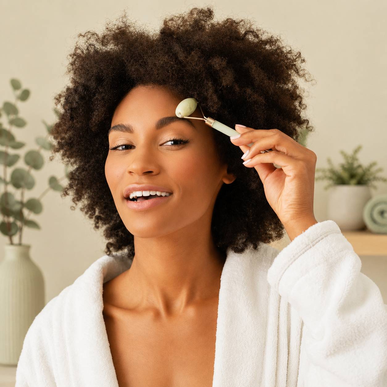 The Daily Roll — Jade Facial Roller